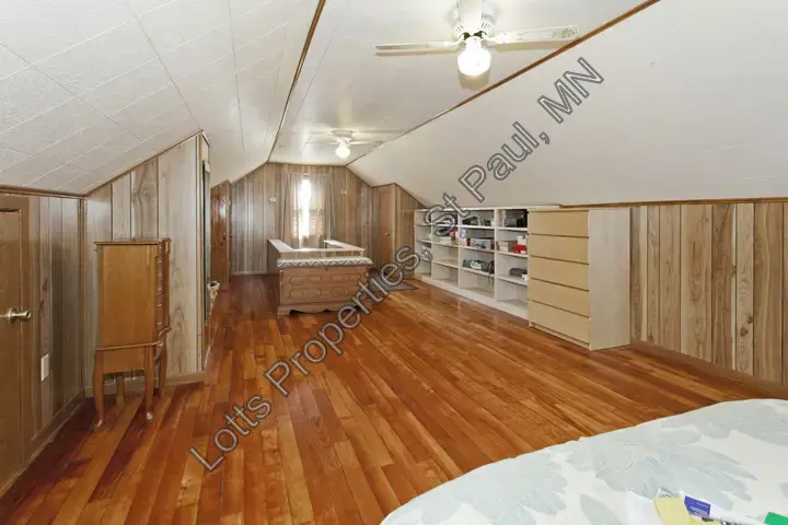 Reverse view of the upstairs bedroom at 1444 Alameda